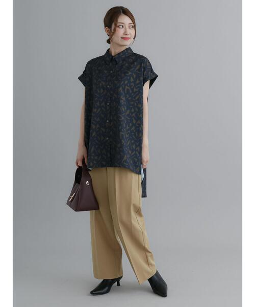 Te chichi（テチチ）の「2タックセミワイドパンツ（その他パンツ・レディース・ベージュ/グレー・S/M）」の5枚目の写真