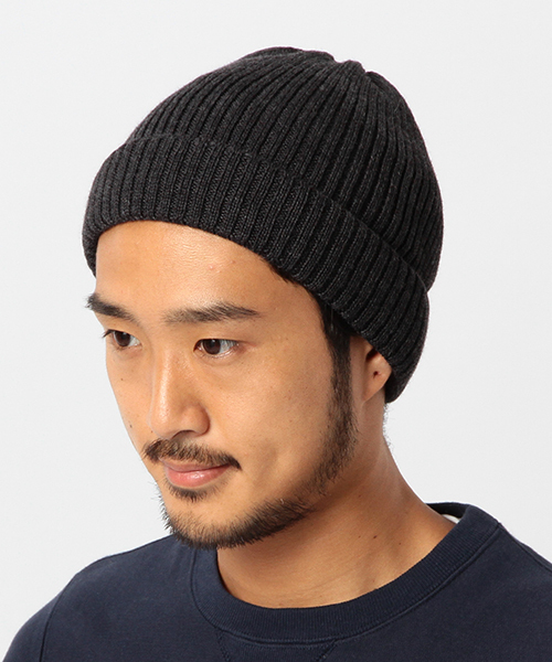 BEAMS(ビームス)の「◆GRILLO / リブ ニットキャップ(ニットキャップ/ビーニー・メンズ・オフホワイト/ブラック系その他/ブラック/ワイン/ネイビー・ONE SIZE)」の3枚目の写真