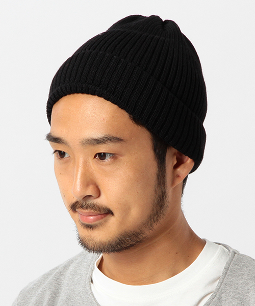 BEAMS(ビームス)の「◆GRILLO / リブ ニットキャップ(ニットキャップ/ビーニー・メンズ・オフホワイト/ブラック系その他/ブラック/ワイン/ネイビー・ONE SIZE)」の2枚目の写真