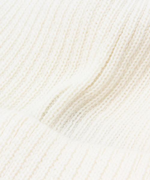 BEAMS(ビームス)の「◆GRILLO / リブ ニットキャップ(ニットキャップ/ビーニー・メンズ・オフホワイト/ブラック系その他/ブラック/ワイン/ネイビー・ONE SIZE)」の9枚目の写真