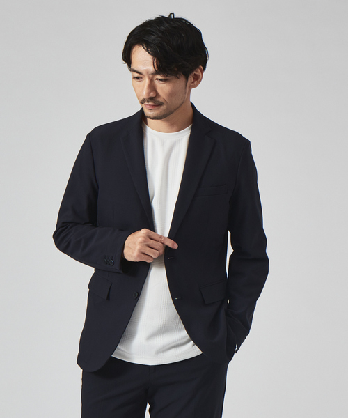 ABAHOUSE GRAY（アバハウスグレイ）の「【チェック柄】ジャガード クルーネック 長袖 Tシャツ（Tシャツ/カットソー・メンズ・グレイッシュベージュ/ホワイト/グリーン/ブラック・46/48）」の14枚目の写真
