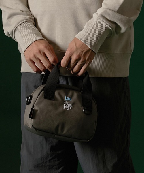 Lee(リー)の「Lee 【CORDURA/コーデュラ】リサイクルポリエステル ハンドバッグ(ハンドバッグ・レディース・キャメル/グレー/ブラック/カーキ・FREE)」の3枚目の写真