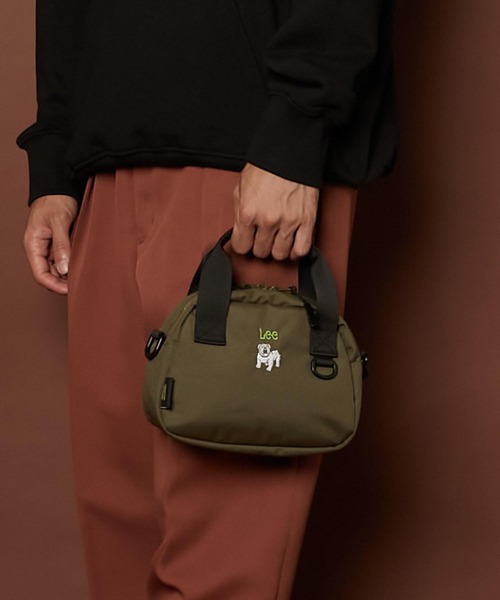 Lee(リー)の「Lee 【CORDURA/コーデュラ】リサイクルポリエステル ハンドバッグ(ハンドバッグ・レディース・キャメル/グレー/ブラック/カーキ・FREE)」の4枚目の写真