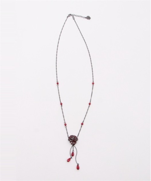 axes femme(アクシーズファム)の「彼岸花モチーフネックレス(ネックレス・レディース・アンティークシルバー/アンティークゴールド・FREE)」の1枚目の写真