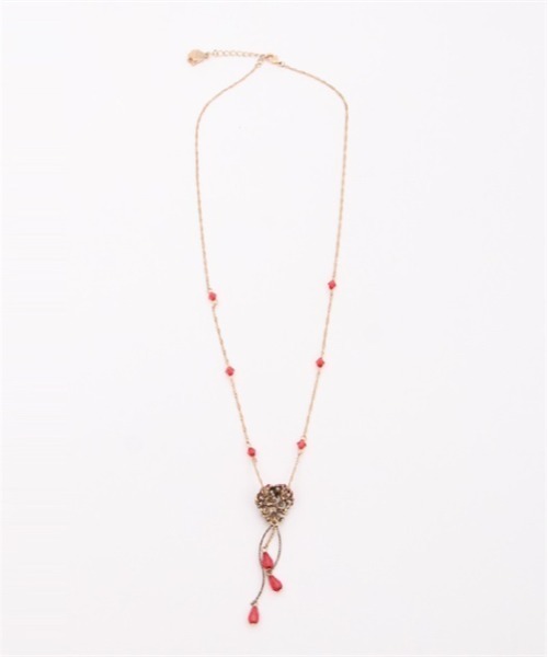 axes femme(アクシーズファム)の「彼岸花モチーフネックレス(ネックレス・レディース・アンティークシルバー/アンティークゴールド・FREE)」の5枚目の写真