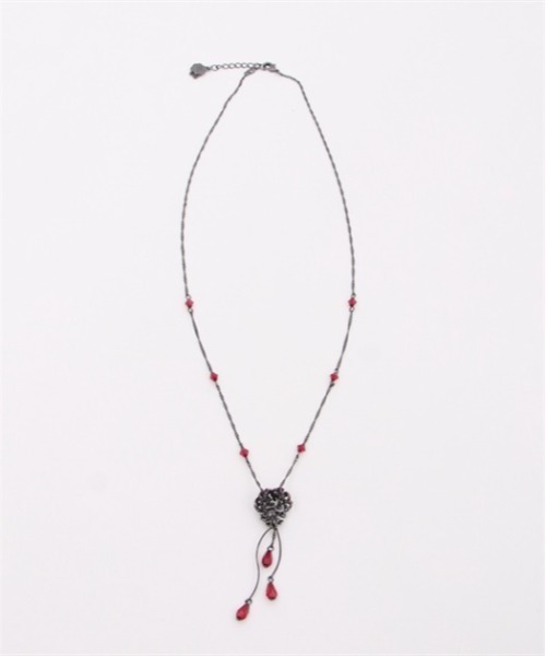 axes femme(アクシーズファム)の「彼岸花モチーフネックレス(ネックレス・レディース・アンティークシルバー/アンティークゴールド・FREE)」の15枚目の写真