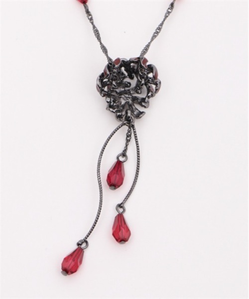 axes femme(アクシーズファム)の「彼岸花モチーフネックレス(ネックレス・レディース・アンティークシルバー/アンティークゴールド・FREE)」の19枚目の写真