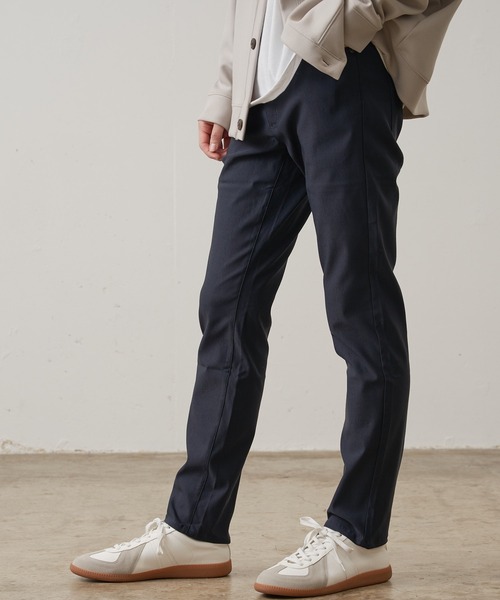 【BLUE STANDARD/ブルースタンダード】極ストレッチ スーパーストレッチ スリムテーパード パンツ 美脚パンツ（その他パンツ）｜Blue Standard （ブルースタンダード）