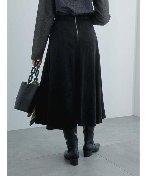 Te chichi（テチチ）の「エコレザーフレアスカート（スカート・レディース・ブラック/ブラウン・M/S）」の11枚目の写真