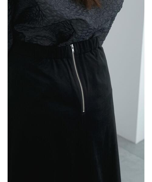 Te chichi（テチチ）の「エコレザーフレアスカート（スカート・レディース・ブラック/ブラウン・M/S）」の14枚目の写真