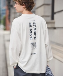 GERRY（ジェリー）の「GERRY ジェリー 別注 バックサークルロゴプリント ビッグシルエット長袖Tシャツ（Tシャツ/カットソー）」