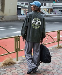 GERRY（ジェリー）の「GERRY/ジェリー 別注 バックサークルロゴプリント ビッグシルエット長袖Tシャツ（Tシャツ/カットソー）」