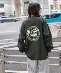 GERRY（ジェリー）の「GERRY/ジェリー 別注 バックサークルロゴプリント ビッグシルエット長袖Tシャツ（Tシャツ/カットソー）」
