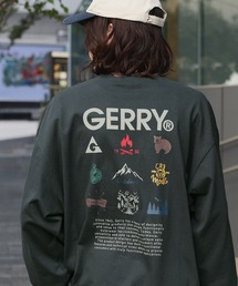 GERRY（ジェリー）の「GERRY ジェリー 別注 バックサークルロゴプリント ビッグシルエット長袖Tシャツ（Tシャツ/カットソー）」