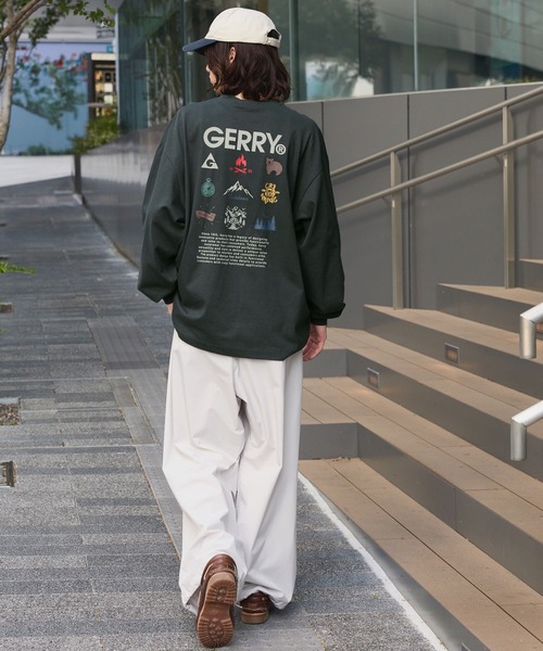 GERRY/ジェリー 別注 バックサークルロゴプリント ビッグシルエット