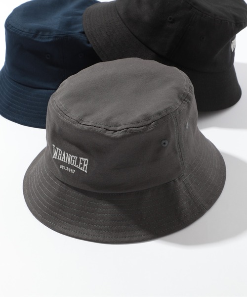 Wrangler(ラングラー)の「【Wrangler】ツイルバケットハット /DW1353 YMY(ハット・メンズ・ブラック/ネイビー/グレー・FREE)」の3枚目の写真