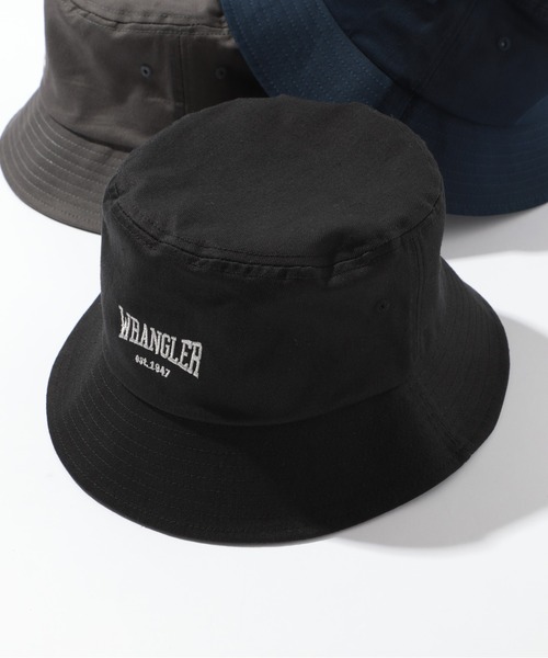 Wrangler(ラングラー)の「【Wrangler】ツイルバケットハット /DW1353 YMY(ハット・メンズ・ブラック/ネイビー/グレー・FREE)」の2枚目の写真