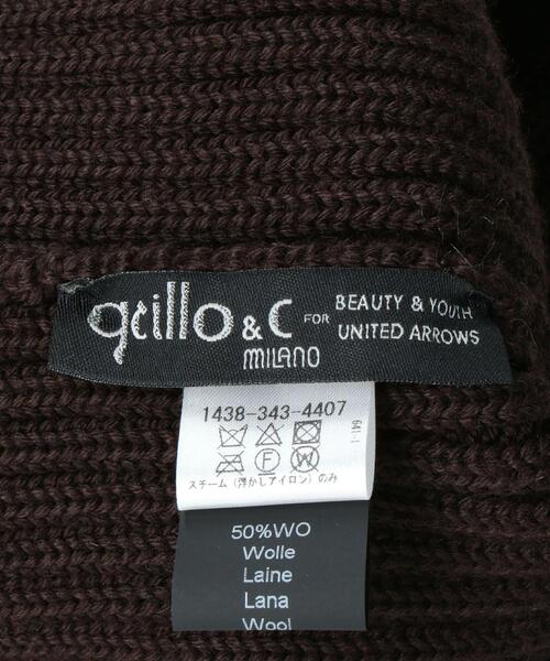 GRILLO（グリーロ）の「＜GRILLO＞ ニット キャップ（ニットキャップ/ビーニー・メンズ・ブラック/グレー/ダークブラウン・FREE）」の13枚目の写真