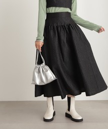 N.（N. Natural Beauty Basic） | 【S Size Line】◆ステッチギャザーフクレジャガードスカート(スカート)