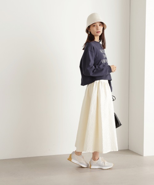 N.(N. Natural Beauty Basic)(エヌエヌナチュラルビューティーベーシック)の「【S Size Line】◆ステッチギャザーフクレジャガードスカート(スカート・レディース・クリーム/ブラック・MEDIUM/SMALL)」の22枚目の写真