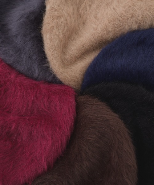 KATHARINE ROSS(キャサリンロス)の「【KATHARINE ROSS】アンゴラベレー(ハンチング/ベレー帽・レディース・ブラウン/ワイン/グレー/ベージュ/ネイビー/ブラック・MEDIUM)」の13枚目の写真