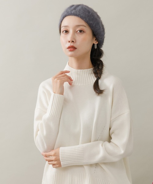 KATHARINE ROSS(キャサリンロス)の「【KATHARINE ROSS】アンゴラベレー(ハンチング/ベレー帽・レディース・ブラウン/ワイン/グレー/ベージュ/ネイビー/ブラック・MEDIUM)」の22枚目の写真