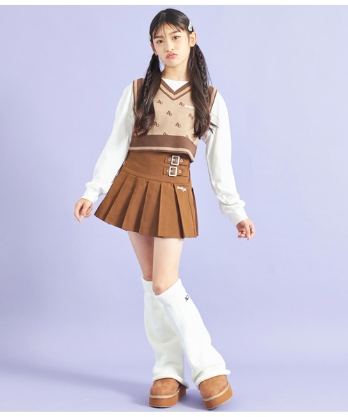 ANAP GiRL（アナップガール）の「AG刺繍入りレッグウォーマー