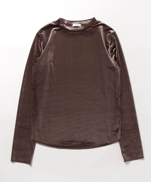 a.v.v(アーヴェヴェ)の「ロングスリーブベロアカットソー(Tシャツ/カットソー・レディース・オレンジ/ベージュ/カーキ・42/34/38/40/36)」の15枚目の写真