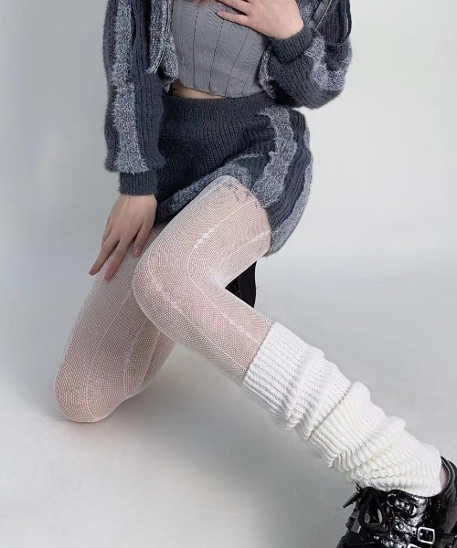 STRIPE LACE NET RASCHEL TIGHTS（タイツ/ストッキング）｜Vipoa