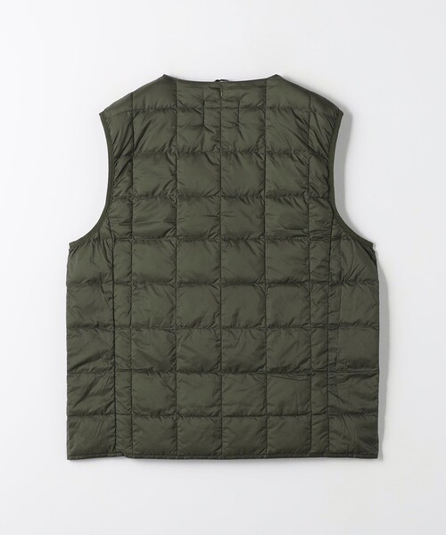 TAION（タイオン）の「【WEB限定】＜TAION＞ベーシック クルーネック インナー ダウンベスト（ダウンベスト・メンズ・ブラック/オリーブ/ダークブラウン・M/L/XL）」の12枚目の写真