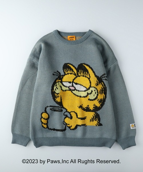 Right-on（ライトオン）の「ＧＩＲＦＩＥＬＤジャガードニット（ニット/セーター・レディース・オフホワイト/ブルー・M/L）」の2枚目の写真