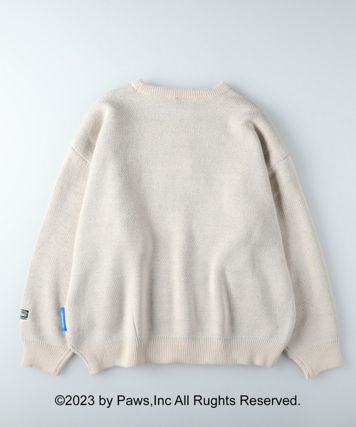 Right-on（ライトオン）の「ＧＩＲＦＩＥＬＤジャガードニット（ニット/セーター・レディース・オフホワイト/ブルー・M/L）」の4枚目の写真