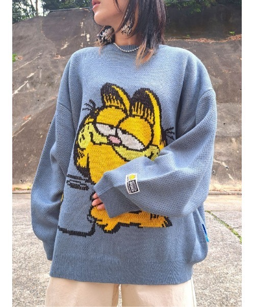 Right-on（ライトオン）の「ＧＩＲＦＩＥＬＤジャガードニット（ニット/セーター・レディース・オフホワイト/ブルー・M/L）」の14枚目の写真