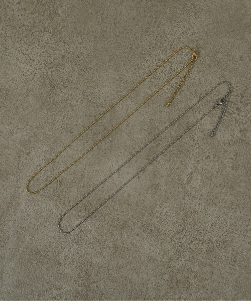 ORLEAN（オルレアン）の「金属アレルギー対応 ニュアンスデザインチェーンネックレス サージカルステンレス（ネックレス・レディース・ゴールド/シルバー・フリー）」の5枚目の写真