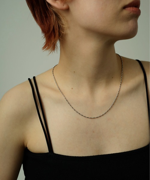 ORLEAN（オルレアン）の「金属アレルギー対応 ニュアンスデザインチェーンネックレス サージカルステンレス（ネックレス・レディース・ゴールド/シルバー・フリー）」の7枚目の写真