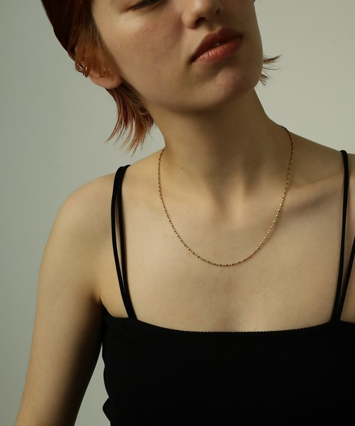 ORLEAN（オルレアン）の「金属アレルギー対応 ニュアンスデザインチェーンネックレス サージカルステンレス（ネックレス・レディース・ゴールド/シルバー・フリー）」の9枚目の写真
