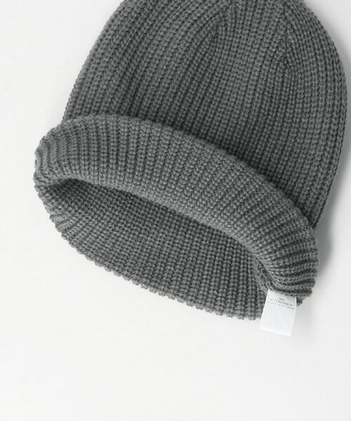 MONKEY TIME(モンキータイム)の「ポリエステル アクリル アゼ ルーズ ビーニー(ニットキャップ/ビーニー・メンズ・ブラック/ダークグレー・FREE)」の4枚目の写真