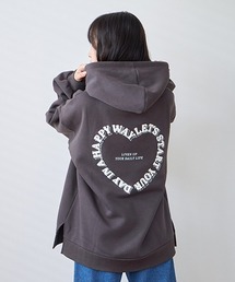 LOVETOXIC | バックハート裏起毛BIGパーカ(パーカー)