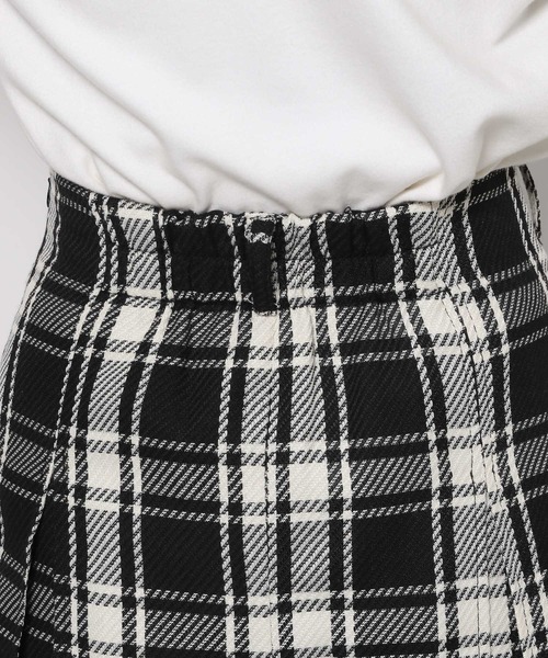 mysty woman（ミスティウーマン）の「アソートBOXタックミニスカート 989082（スカート・レディース・ブラック系その他/グリーン系その他/チャコールグレー・FREE）」の15枚目の写真