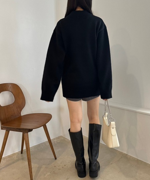 OLIVE des OLIVE（オリーブデオリーブ）の「ハーフZIPチュニックワンピース　1032090340（チュニック・レディース・ホワイト系その他/オフホワイト/トップグレー/ミント/ブラック・FREE）」の19枚目の写真