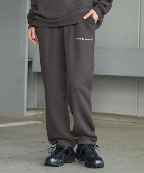 【セール】【 セットアップ 】kappa / カッパ 別注 ロゴ刺繍 ビッグシルエット裏起毛プルオーバークルースウェット+バルーンスウェットパンツ（ルームウェア/パジャマ）｜Kappa（カッパ）