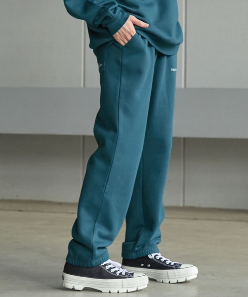 【セール】【 セットアップ 】kappa / カッパ 別注 ロゴ刺繍 ビッグシルエット裏起毛プルオーバークルースウェット+バルーンスウェットパンツ（ルームウェア/パジャマ）｜Kappa（カッパ）