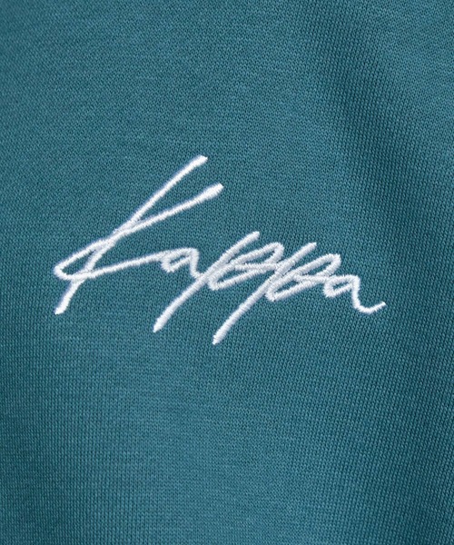 【セール】【 セットアップ 】kappa / カッパ 別注 ロゴ刺繍 ビッグシルエット裏起毛プルオーバークルースウェット+バルーンスウェットパンツ（ルームウェア/パジャマ）｜Kappa（カッパ）