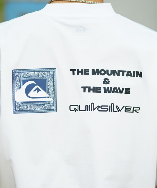 Quiksilver(クイックシルバー)の「【ムラサキスポーツ限定】QUIKSILVER/クイックシルバー 水陸両用Tシャツ/ラッシュガード/半袖Tシャツ オーバーサイズ UVケア QLY241633M(Tシャツ/カットソー・メンズ・ホワイト/カーキ/ブラック・L/M/XL)」の15枚目の写真