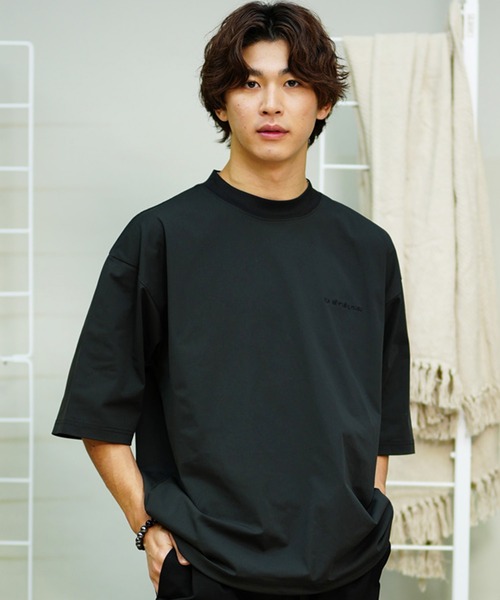 Quiksilver(クイックシルバー)の「【ムラサキスポーツ限定】QUIKSILVER/クイックシルバー 水陸両用Tシャツ/ラッシュガード/半袖Tシャツ オーバーサイズ UVケア QLY241633M(Tシャツ/カットソー・メンズ・ホワイト/カーキ/ブラック・L/M/XL)」の16枚目の写真