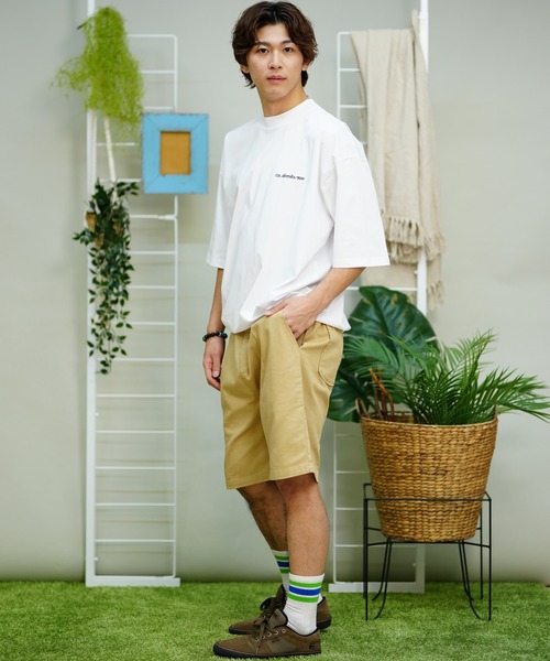 Quiksilver(クイックシルバー)の「【ムラサキスポーツ限定】QUIKSILVER/クイックシルバー 水陸両用Tシャツ/ラッシュガード/半袖Tシャツ オーバーサイズ UVケア QLY241633M(Tシャツ/カットソー・メンズ・ホワイト/カーキ/ブラック・L/M/XL)」の9枚目の写真