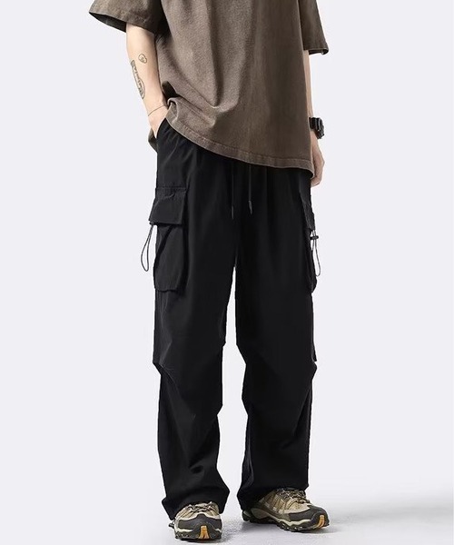 BLANC FICELLE（ブランフィセル）の「ワイド　カーゴパンツ（カーゴパンツ・メンズ・ブラック/キャメル/ベージュ・L/XX-LARGE/XL/M）」の8枚目の写真