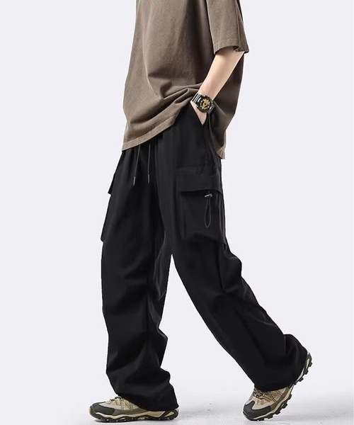 BLANC FICELLE（ブランフィセル）の「ワイド　カーゴパンツ（カーゴパンツ・メンズ・ブラック/キャメル/ベージュ・L/XX-LARGE/XL/M）」の10枚目の写真