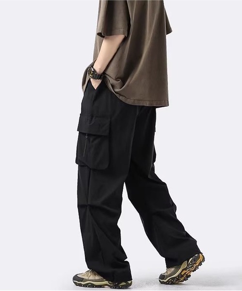 BLANC FICELLE（ブランフィセル）の「ワイド　カーゴパンツ（カーゴパンツ・メンズ・ブラック/キャメル/ベージュ・L/XX-LARGE/XL/M）」の11枚目の写真