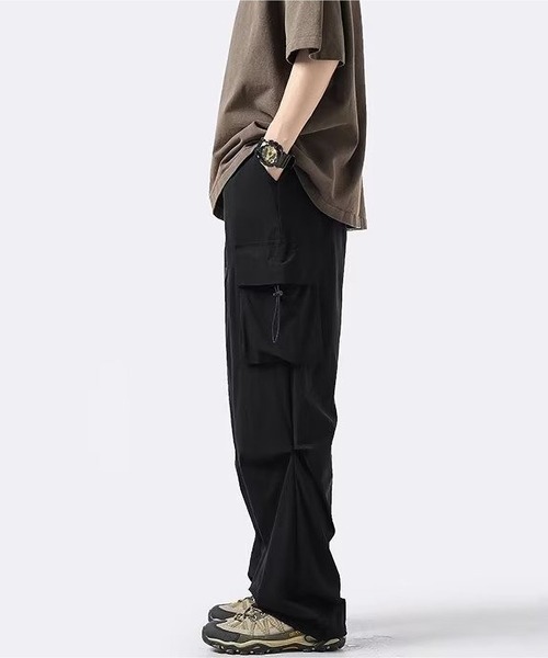 BLANC FICELLE（ブランフィセル）の「ワイド　カーゴパンツ（カーゴパンツ・メンズ・ブラック/キャメル/ベージュ・L/XX-LARGE/XL/M）」の12枚目の写真